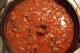 Flaming Beef Chili